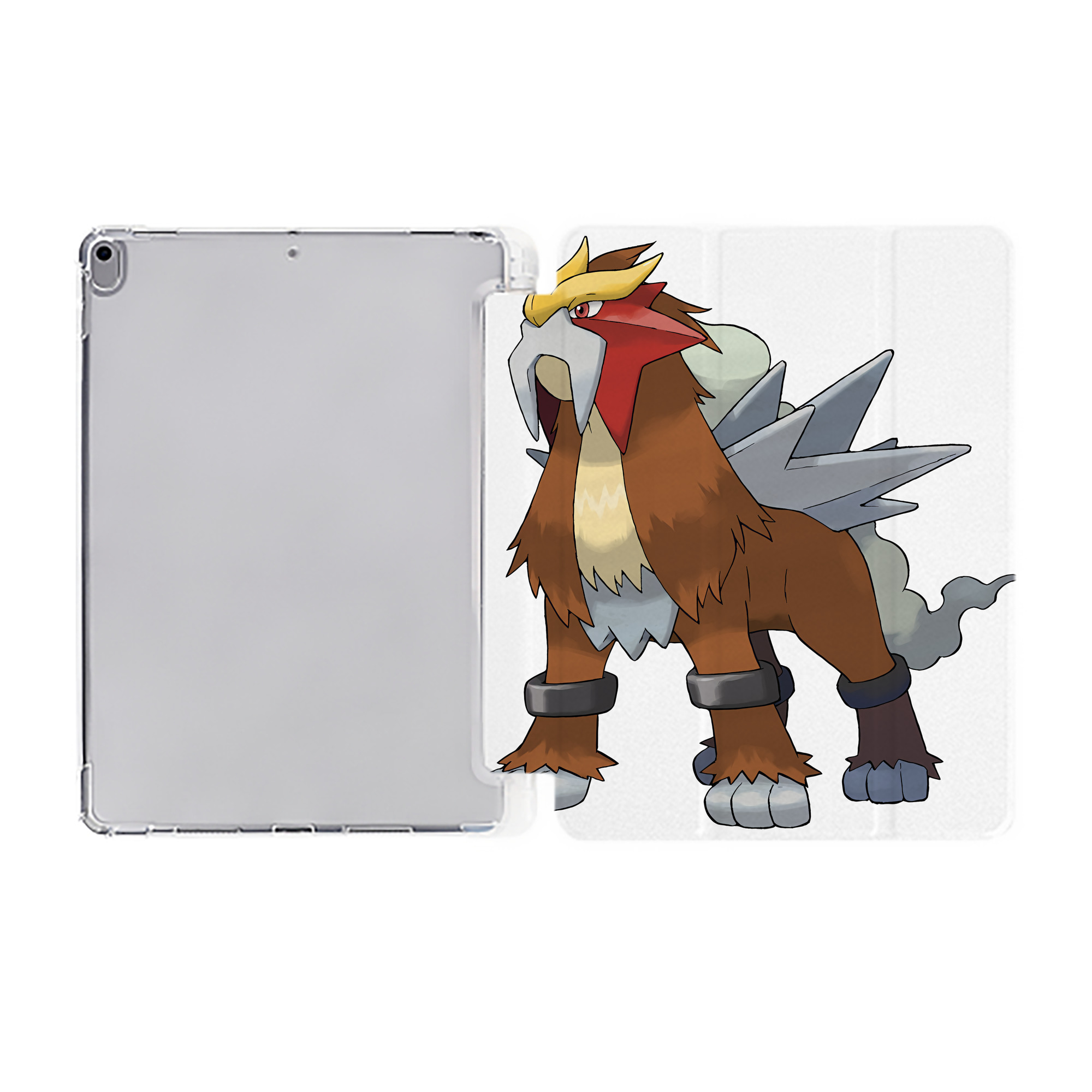 （画像用） ポケットモンスター Pokémon IPad ケース ペン収納付き 三つ折りスタンド PUレザー×シリコン 対応機種9.5/10.5/10.9インチ